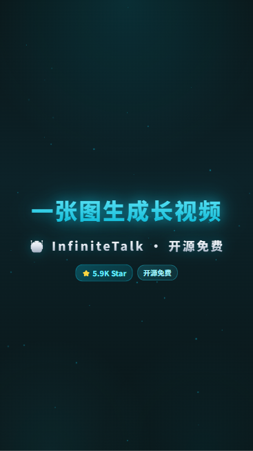 InfiniteTalk 首帧封面