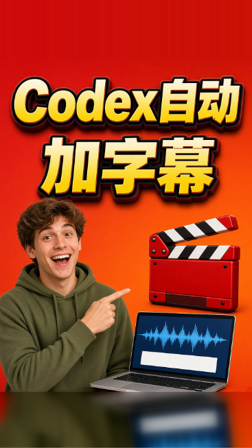 Codex自动加字幕