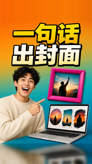 一句话出封面